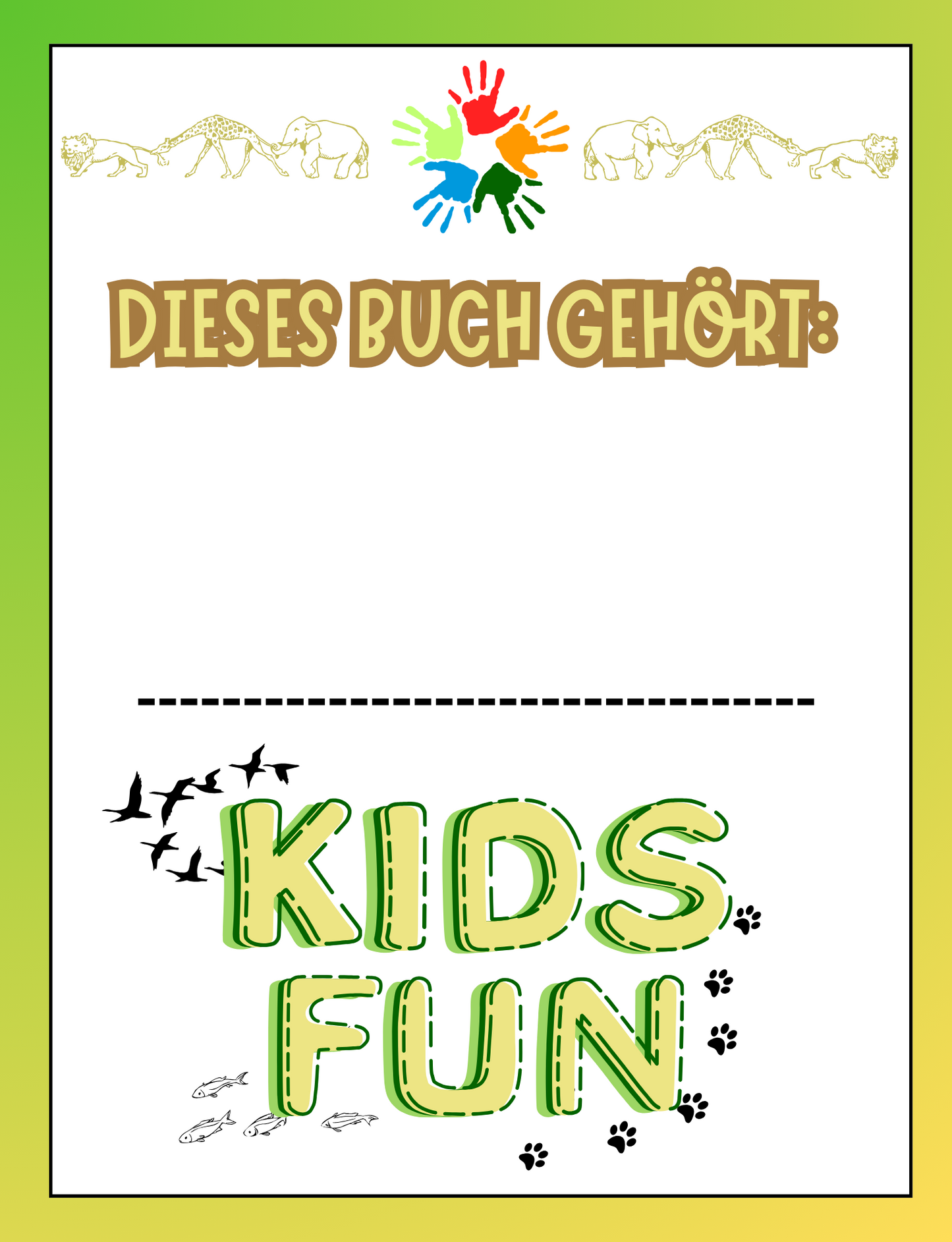 Tierwelt Beschäftigungsbuch Bundle - Teil 1 & 2