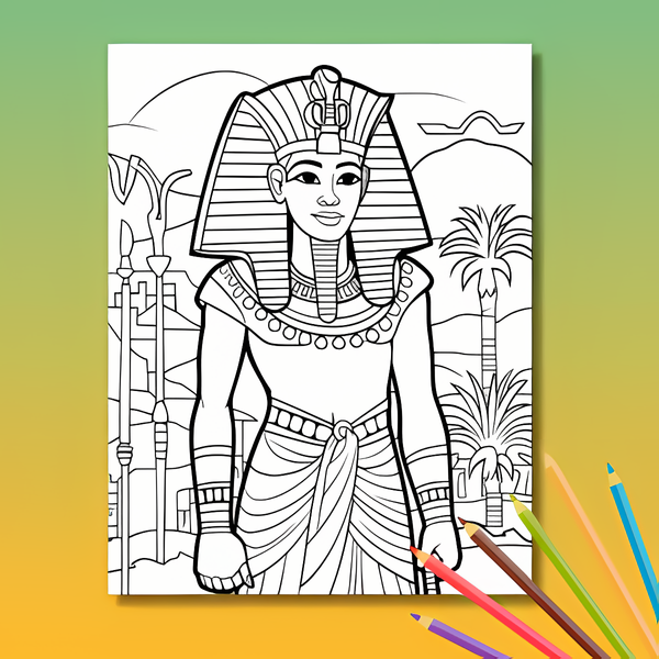 Ägypter Ausmalbuch: Ägyptische Legenden