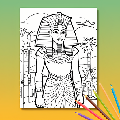 Ägypter Ausmalbuch: Ägyptische Legenden