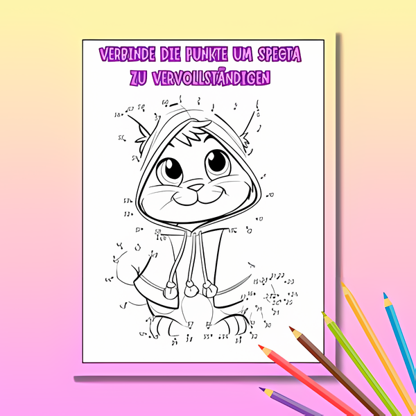 Kinder Beschäftigungsbuch: Katzen Activity Buch - Ein Katzen Rätselbuch für Kinder mit 80 Rätseln wie : Kreuzworträtsel + Wörtersuche + Finde den Fehler ... | Für Kindergarten- & Grundschul-Kinder