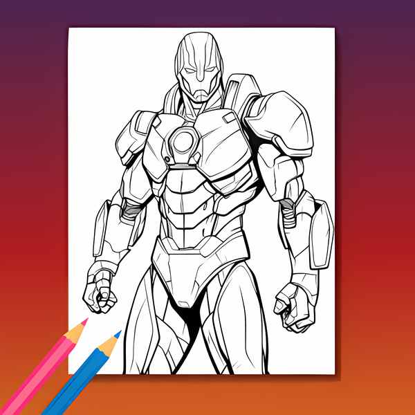 Superhelden Ausmalbuch: Superhelden