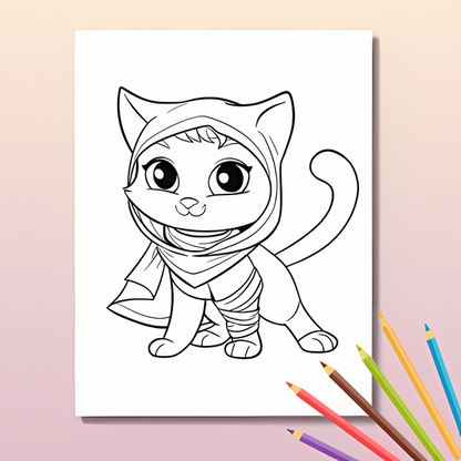 Katzen Ausmalbuch: Katzen Liebe