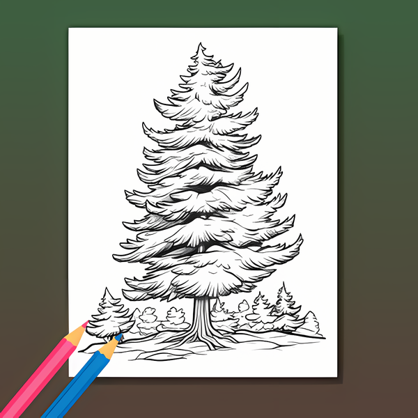 Wald Ausmalbuch: Waldbewohner