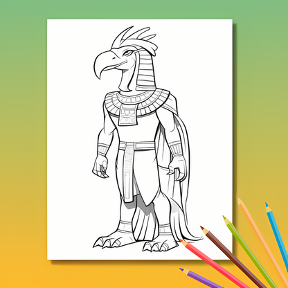 Ägypter Ausmalbuch: Ägyptische Legenden