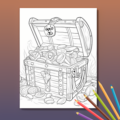 Piraten Ausmalbuch: Piraten Abenteuer