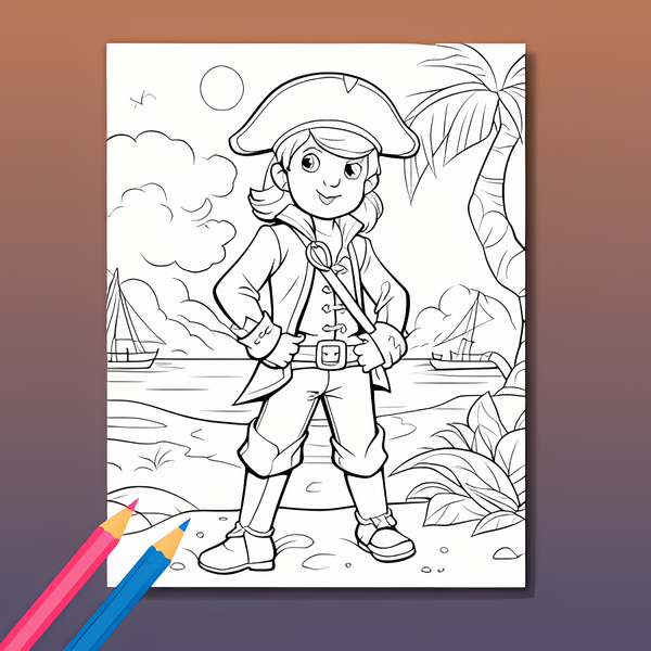 Piraten Ausmalbuch: Piraten Abenteuer