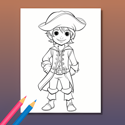 Piraten Ausmalbuch: Piraten Abenteuer