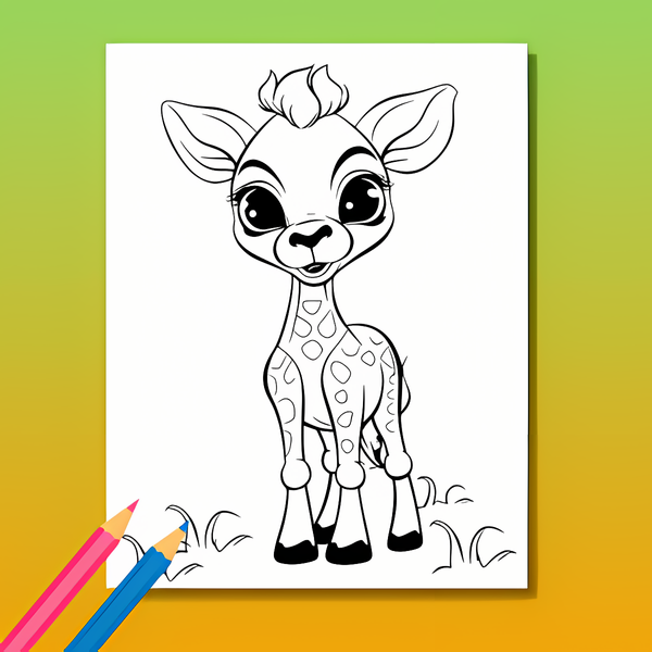 Baby Tiere Ausmalbuch: Tierische Wunder