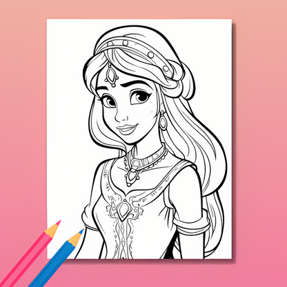 Prinzessinnen Ausmalbuch: Prinzessinnen Abenteuer