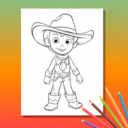 Wilder Westen Ausmalbuch: Cowboys & Indianer