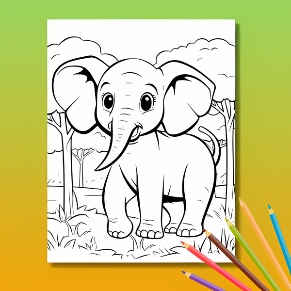 Baby Tiere Ausmalbuch: Tierische Wunder