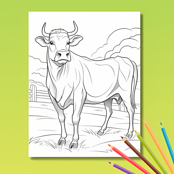 Bauernhof Ausmalbuch: Auf dem Bauernhof