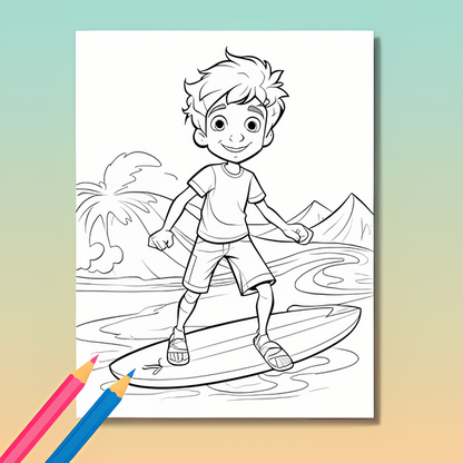 Sport Ausmalbuch: Sport & Hobbys