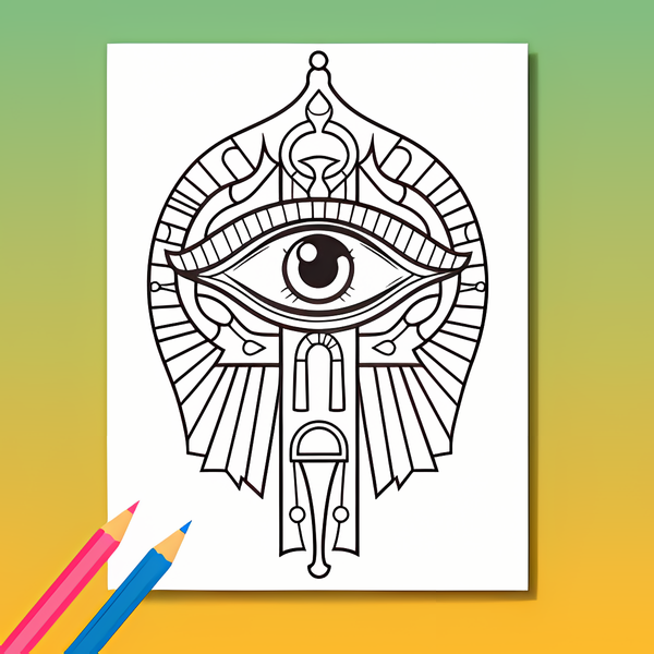 Ägypter Ausmalbuch: Ägyptische Legenden