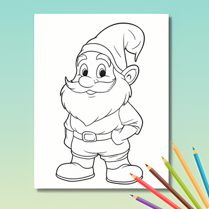 Garten Ausmalbuch: Gartenabenteuer