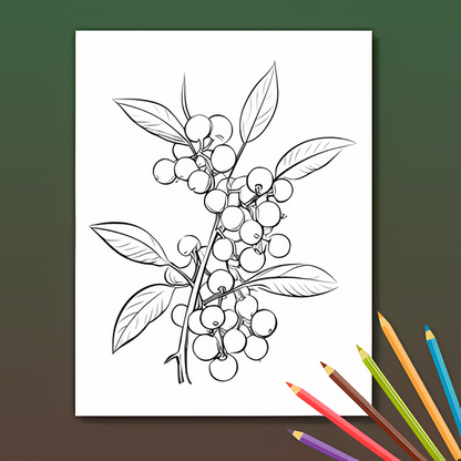 Wald Ausmalbuch: Waldbewohner