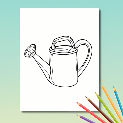 Garten Ausmalbuch: Gartenabenteuer