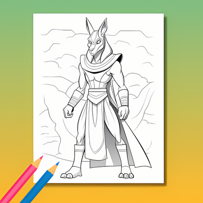 Ägypter Ausmalbuch: Ägyptische Legenden