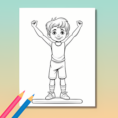 Sport Ausmalbuch: Sport & Hobbys