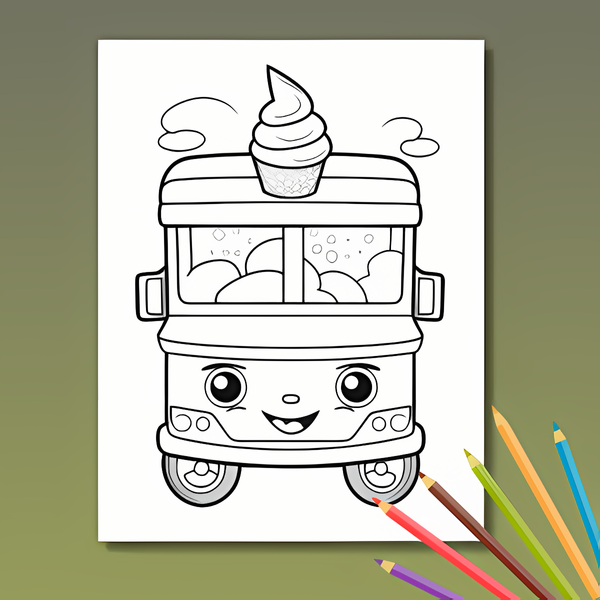 Fahrzeug Ausmalbuch: Düsende Abenteuer