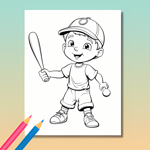 Sport Ausmalbuch: Sport & Hobbys