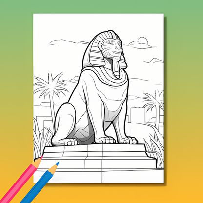 Ägypter Ausmalbuch: Ägyptische Legenden