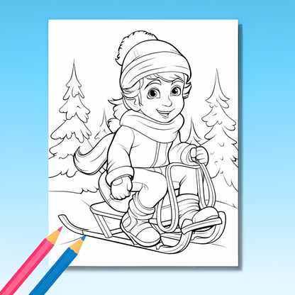 Weihnachts Ausmalbuch: Weihnachtsträume