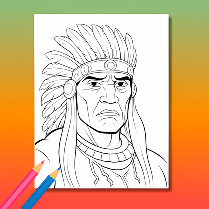 Wilder Westen Ausmalbuch: Cowboys & Indianer