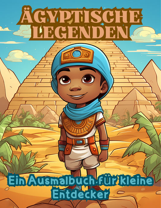 Ägypter Ausmalbuch: Ägyptische Legenden