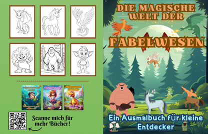 Fabelwesen Ausmalbuch: Die Magische Welt der Fabelwesen