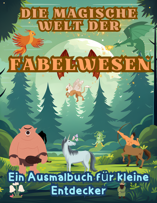 Fabelwesen Ausmalbuch: Die Magische Welt der Fabelwesen
