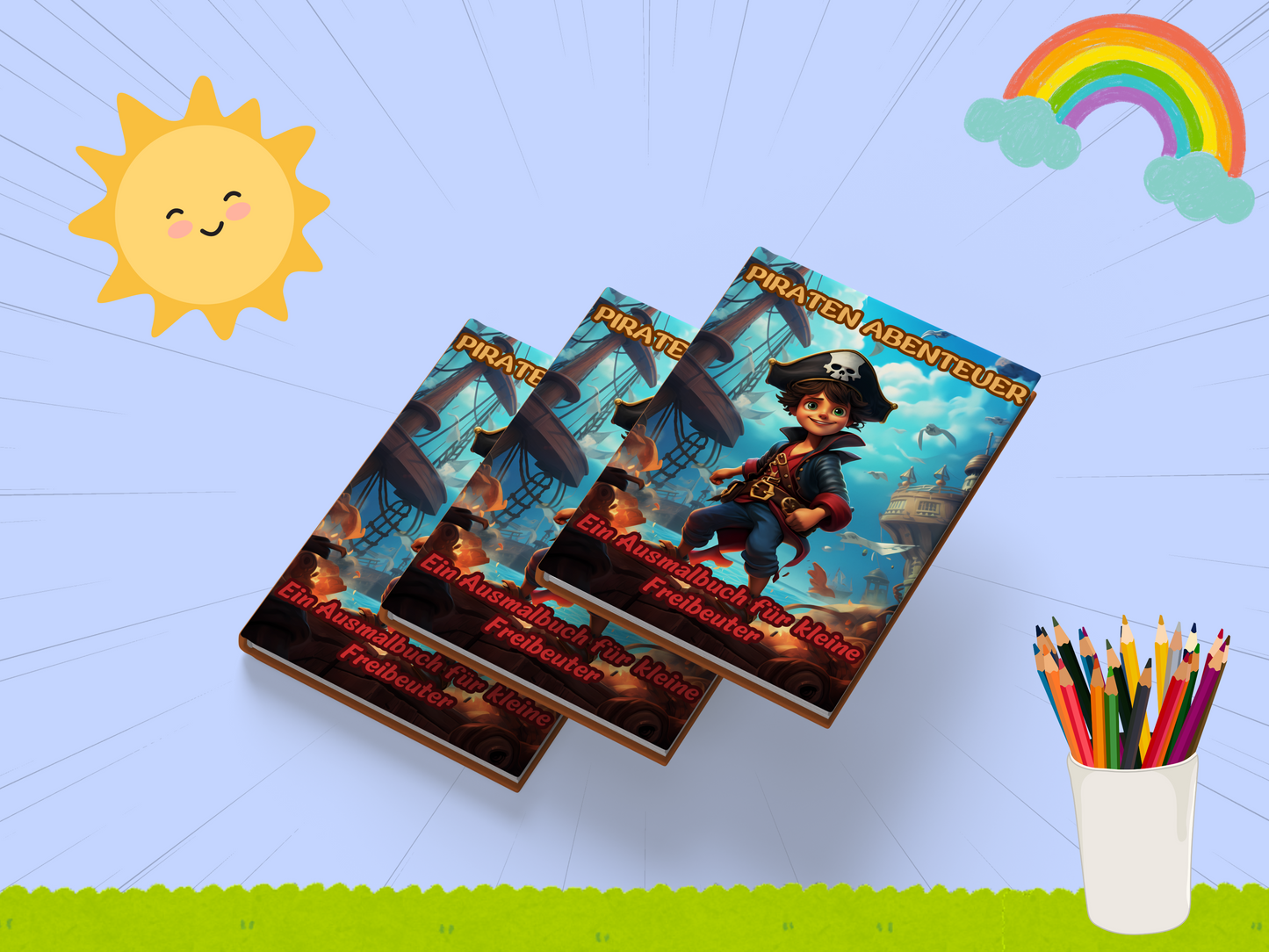 Ausmalspaß im 3er-Set – 3 identische Bücher wählen, nur 2 bezahlen!