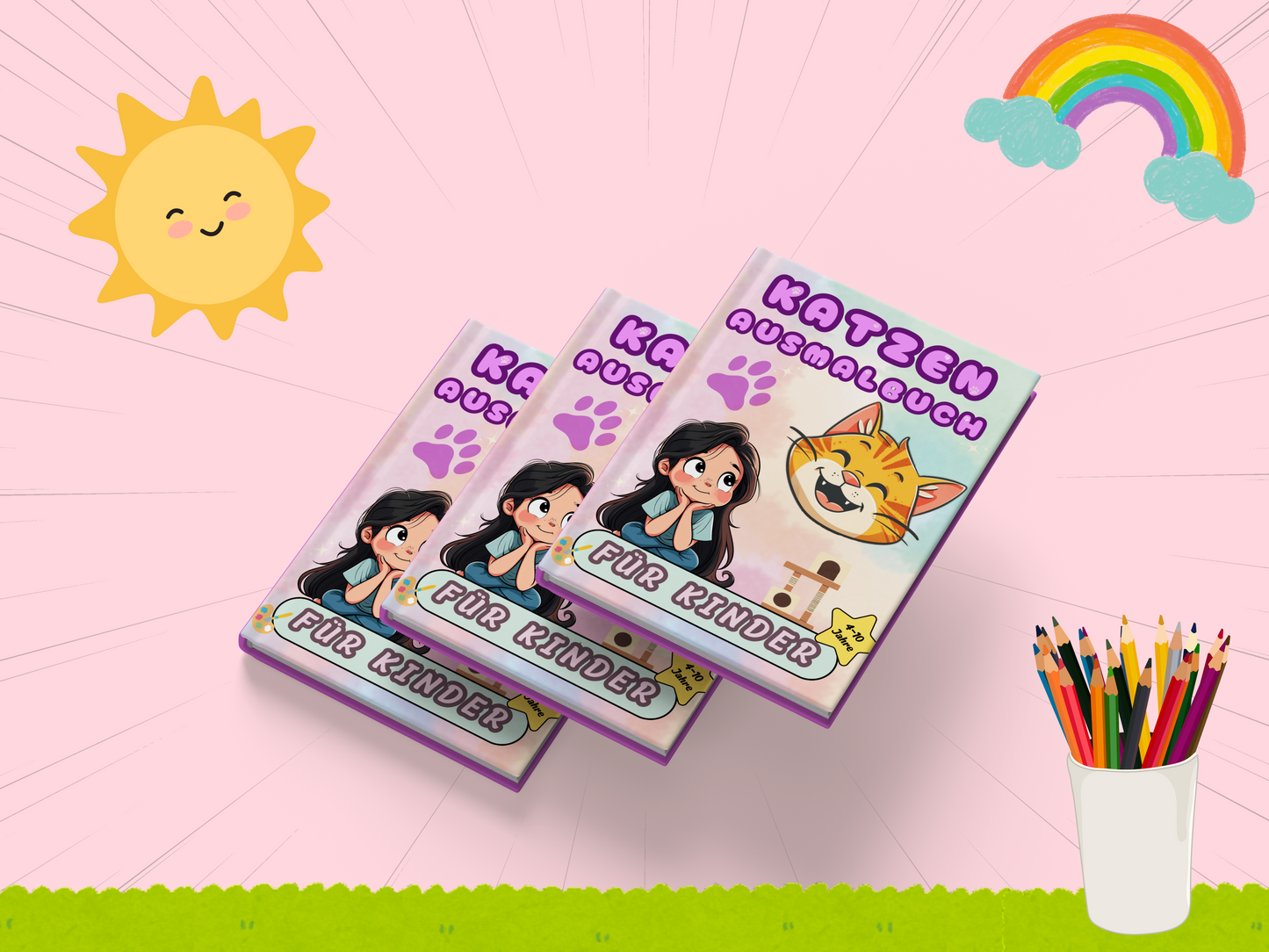 Ausmalspaß im 3er-Set – 3 identische Bücher wählen, nur 2 bezahlen!