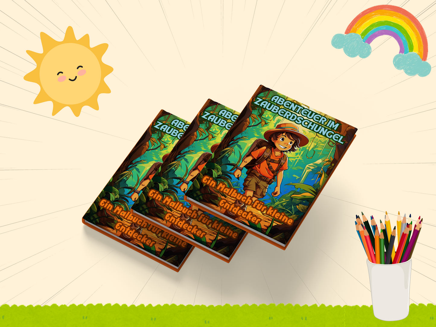 Ausmalspaß im 3er-Set – 3 identische Bücher wählen, nur 2 bezahlen!