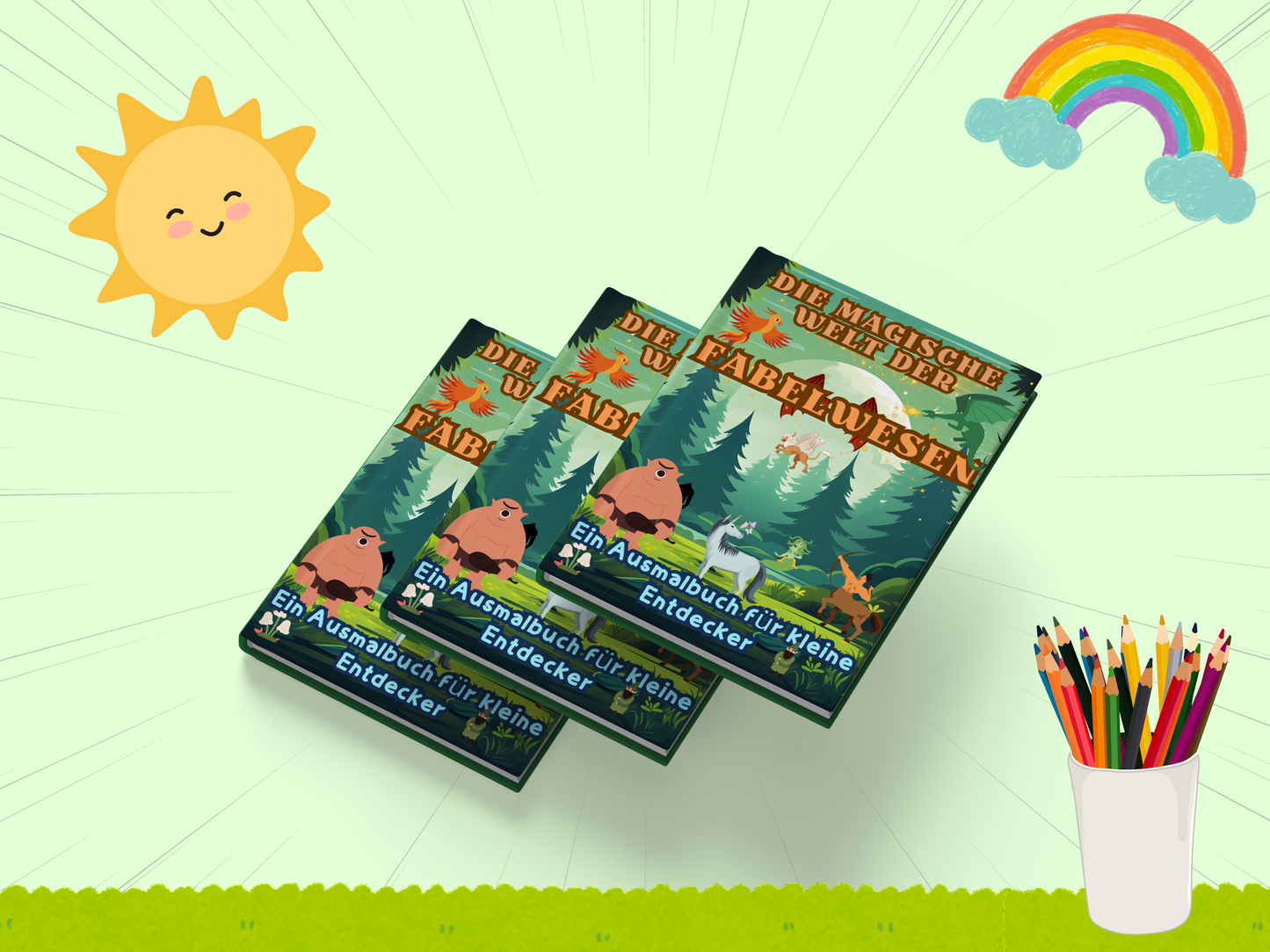 Ausmalspaß im 3er-Set – 3 identische Bücher wählen, nur 2 bezahlen!