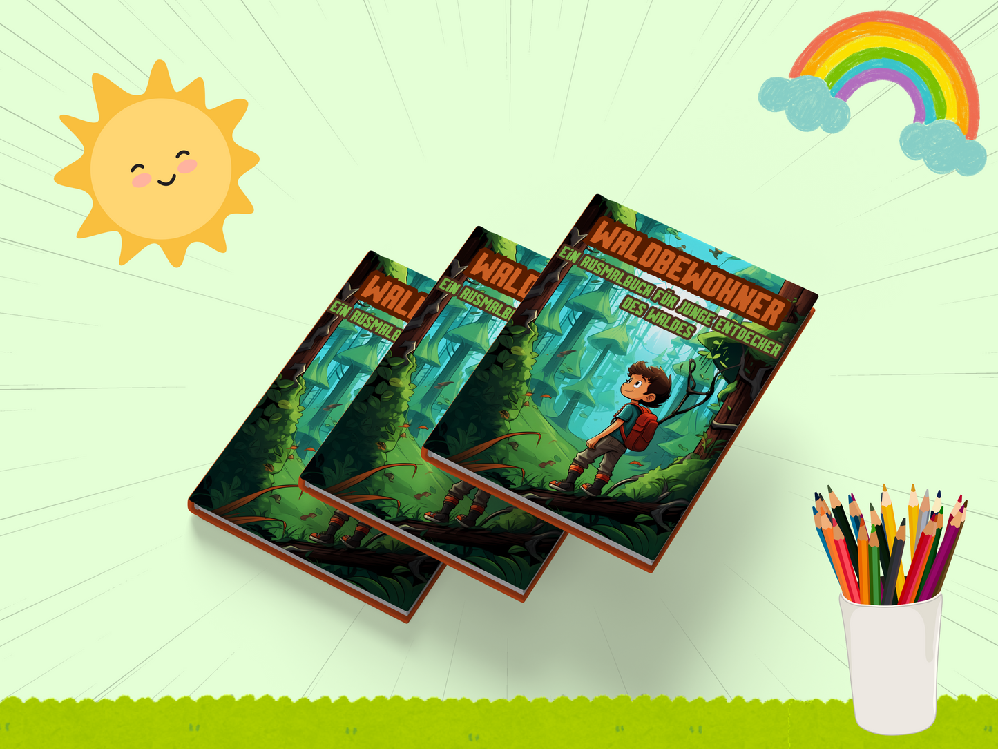 Ausmalspaß im 3er-Set – 3 identische Bücher wählen, nur 2 bezahlen!