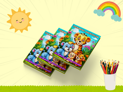 Ausmalspaß im 3er-Set – 3 identische Bücher wählen, nur 2 bezahlen!