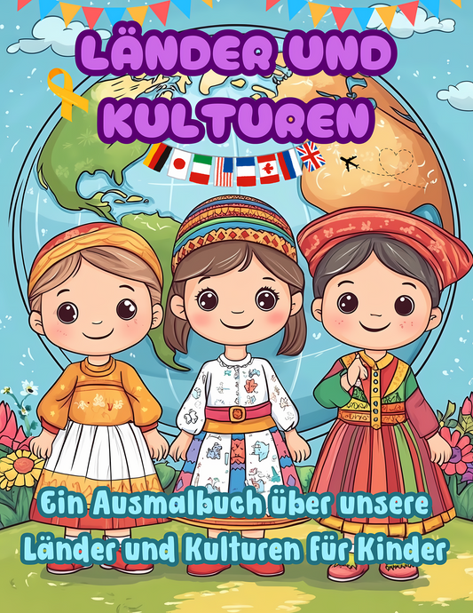 Länder und Kulturen Ausmalbuch: Länder und Kulturen