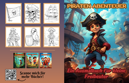 Piraten Ausmalbuch: Piraten Abenteuer