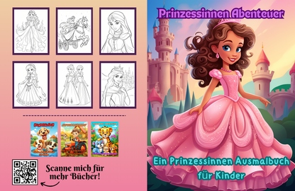 Prinzessinnen Ausmalbuch: Prinzessinnen Abenteuer