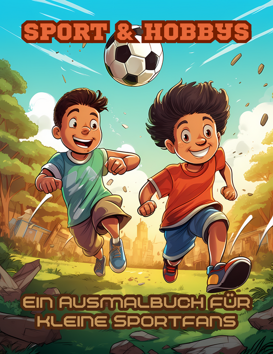 Sport Ausmalbuch: Sport & Hobbys