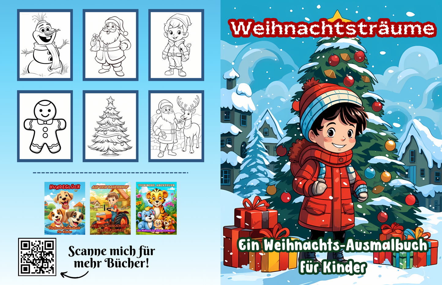 Weihnachts Ausmalbuch: Weihnachtsträume