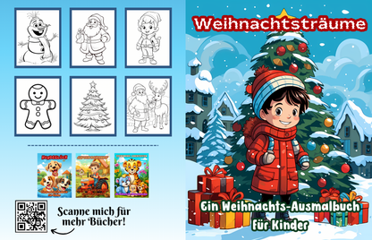 Weihnachts Ausmalbuch: Weihnachtsträume