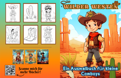 Wilder Westen Ausmalbuch: Cowboys & Indianer