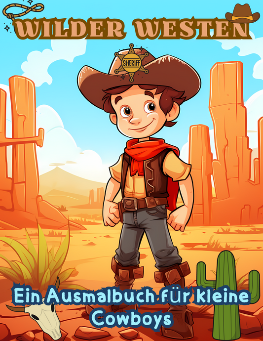 Wilder Westen Ausmalbuch: Cowboys & Indianer
